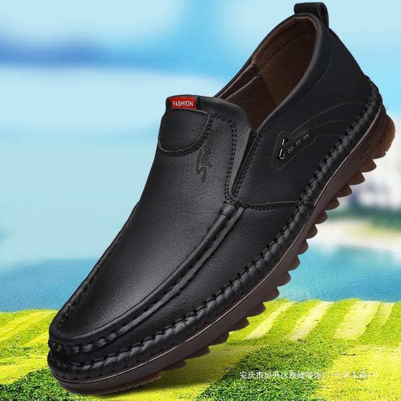 【匠技】職人仕立て モカシン スリッポン - 本革 カジュアルシューズ