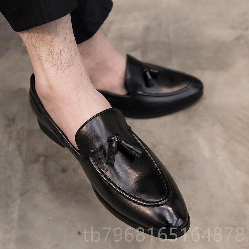 【本革】ストレートチップビジネスシューズ - 高級感あふれる一足