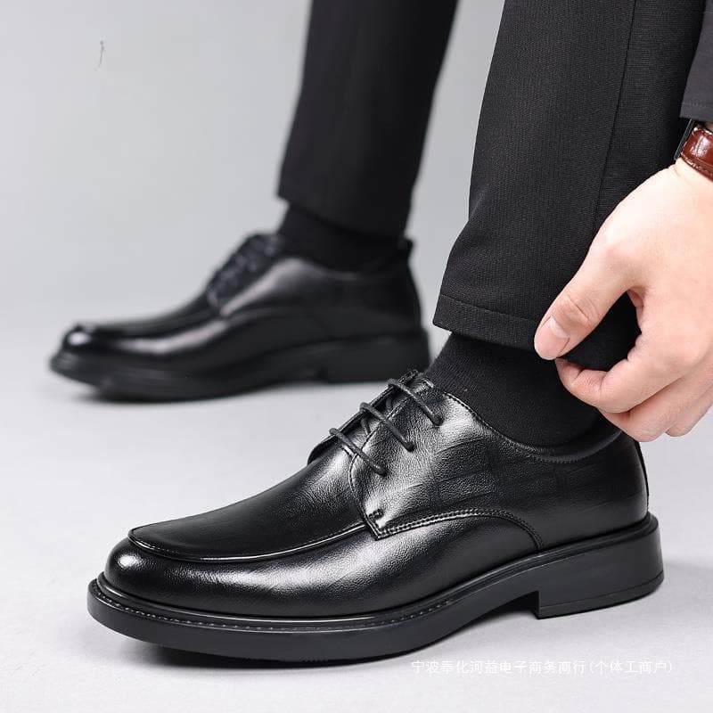 【匠技】本格仕立て 職人こだわりの革靴 - 内羽根 ストレートチップ